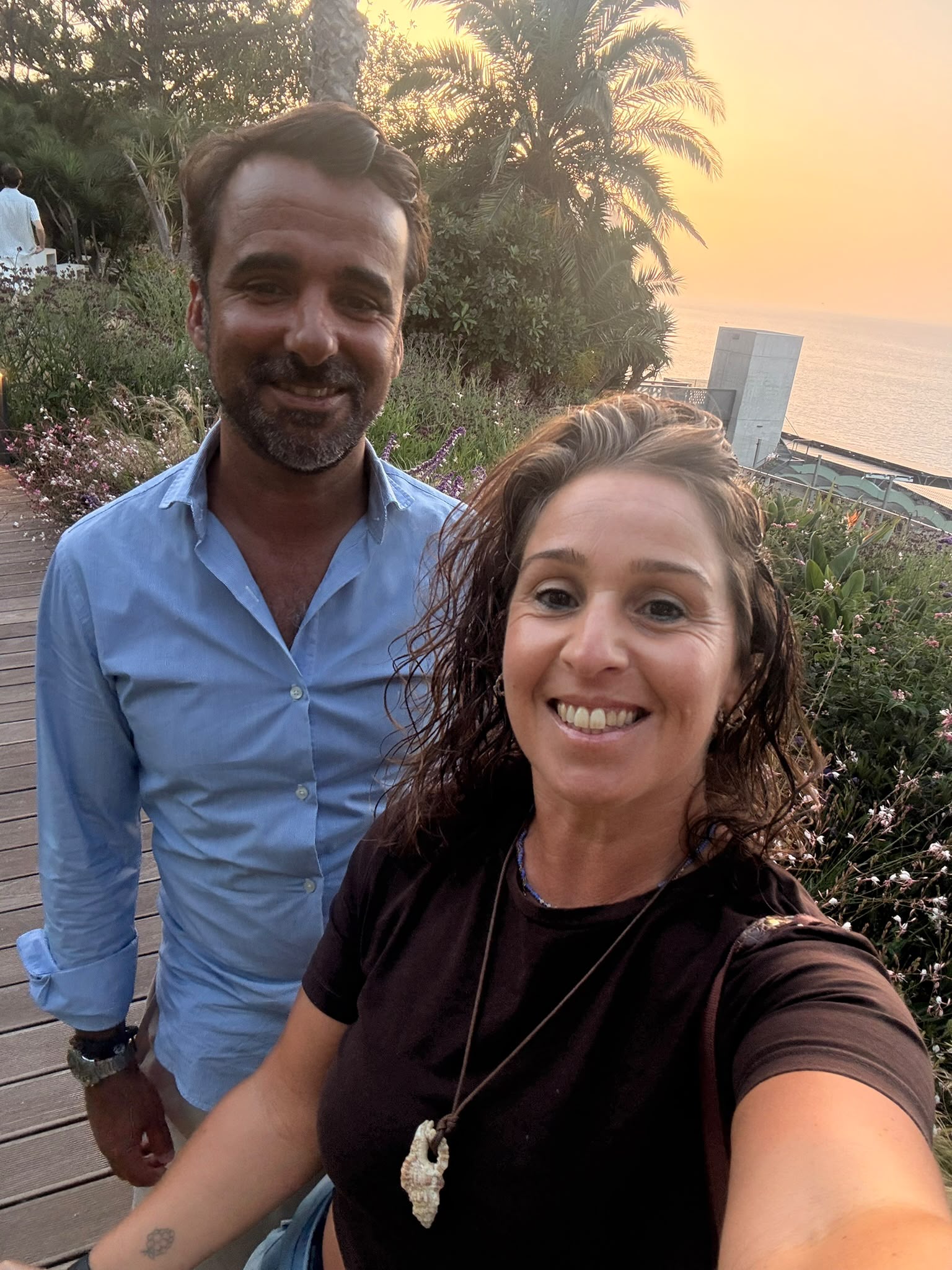 Sissi and Miguel, your hosts in Funchal